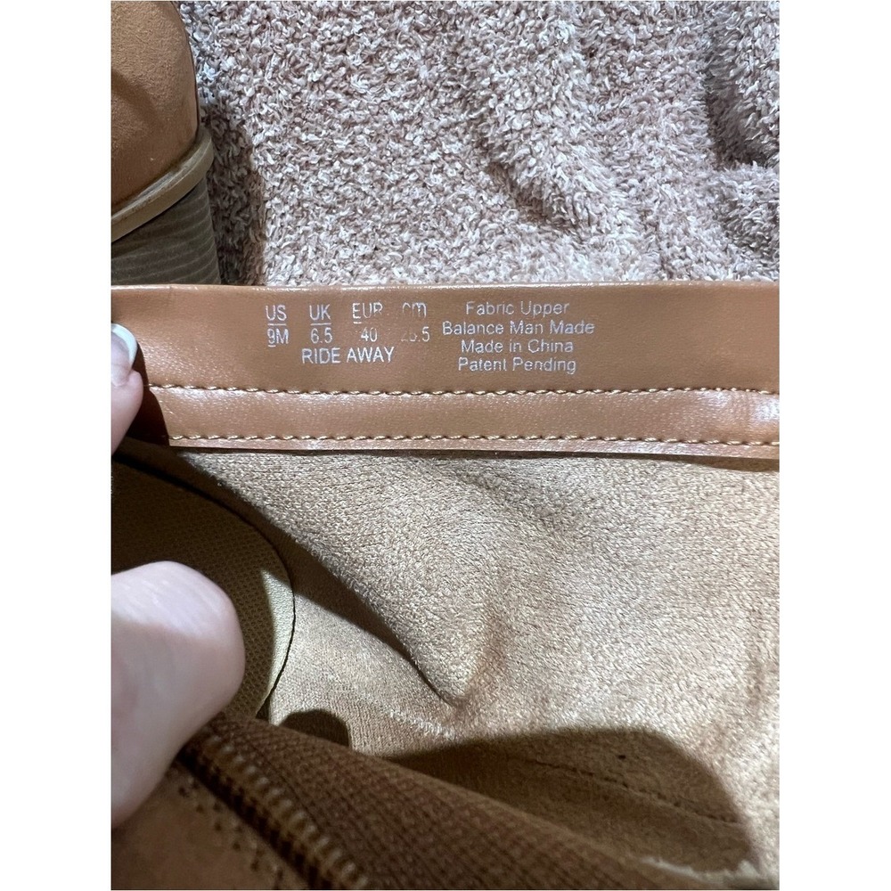 Dr. Scholl's Tan Suede Block Heel Chelsea Booties-SIZE 9 - Picture 6 of 9